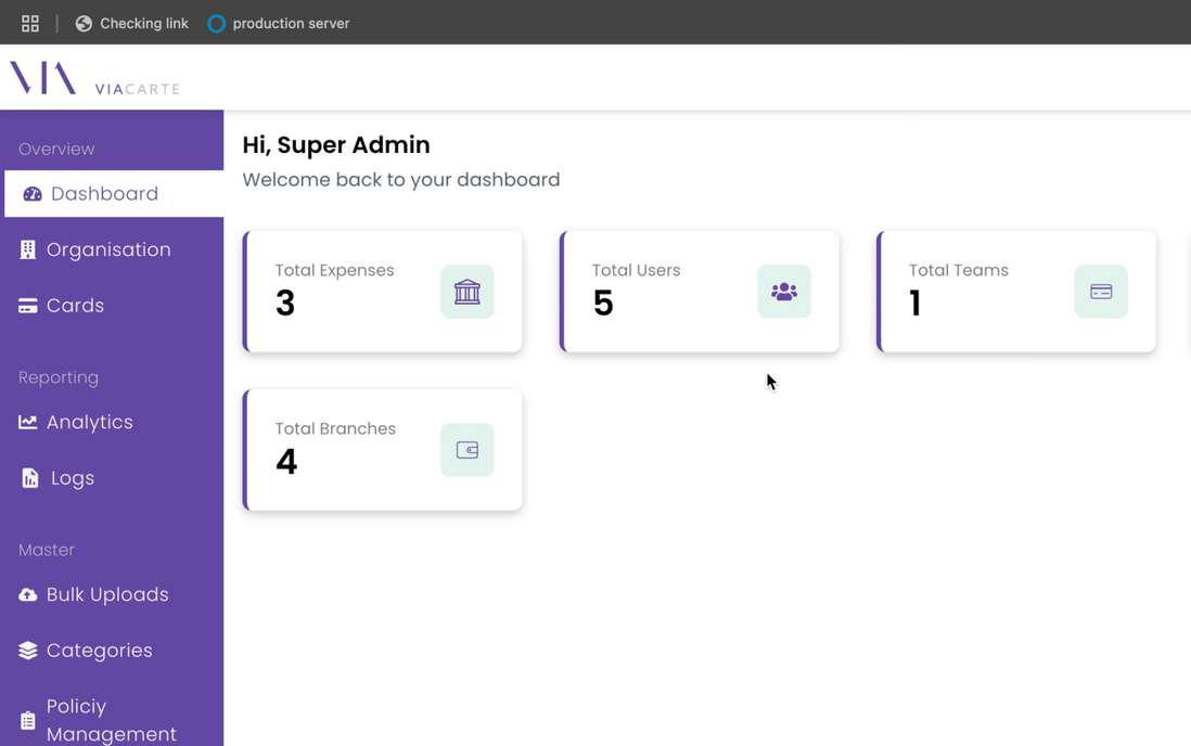 Via Carte screenshot